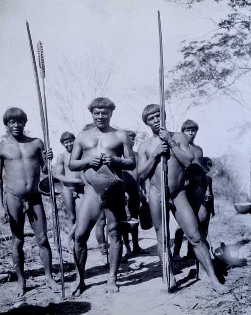 The Kalapalo Indians—including these, photographed by a missionary in 1937 -- were believed to know what really happened to Fawcett and his party.