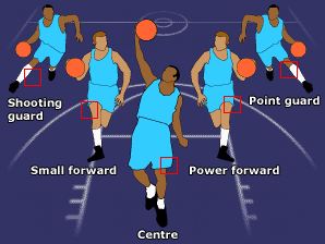The Five Common Basketball Positions