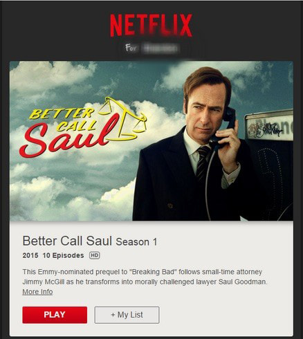 Trigger-Based Email Marketing: Screenshot of Netflix email showing a recommendation based on user activity