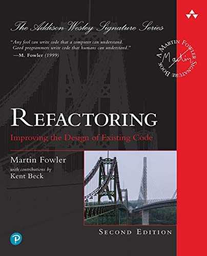 Refactoring: Impoving the Design of Existing Code