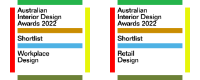 Australian Interior Design Awards - ‘Retail & Workplace Design’ – Shortlist 2022