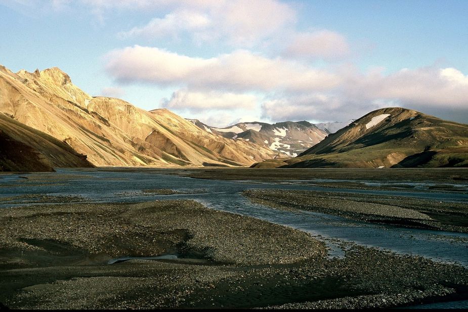 Tal, Fluss, Landmannalaugar, Island