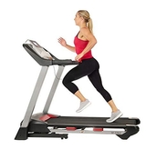 image Sunny Health  Fitness Folding Treadmill for Home Eercise with 265 LB Capacity Device Holder Bluetoot