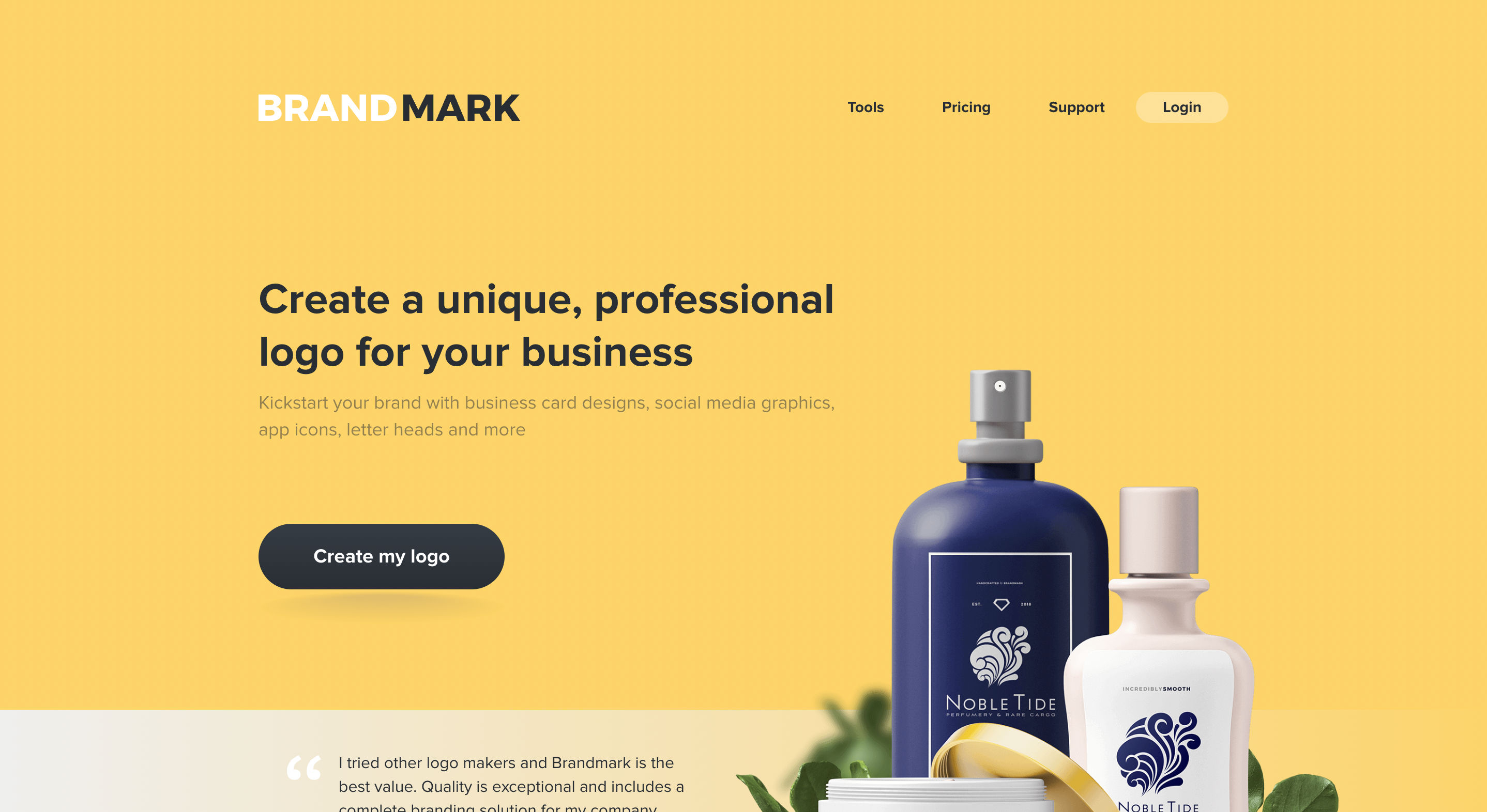 BrandMark Create Professional Logo