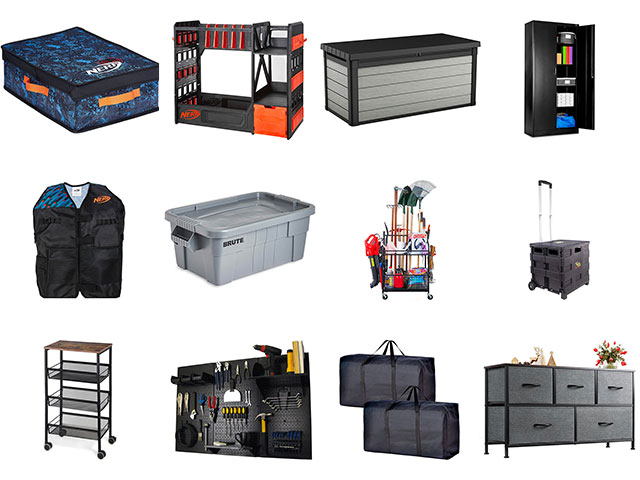 12 Different Storage Options for Nerf Ammo, Equipment, and Guns