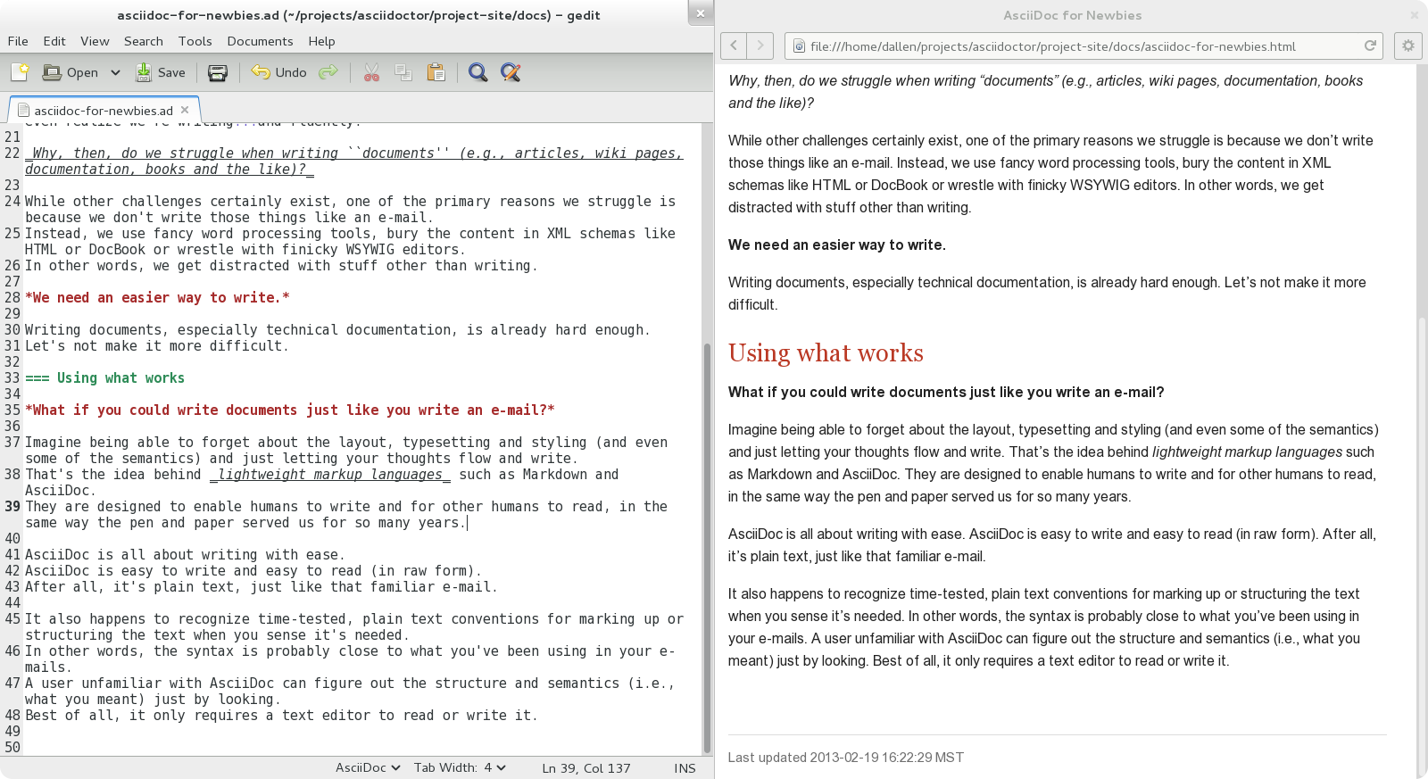 Tiled editor and web preview