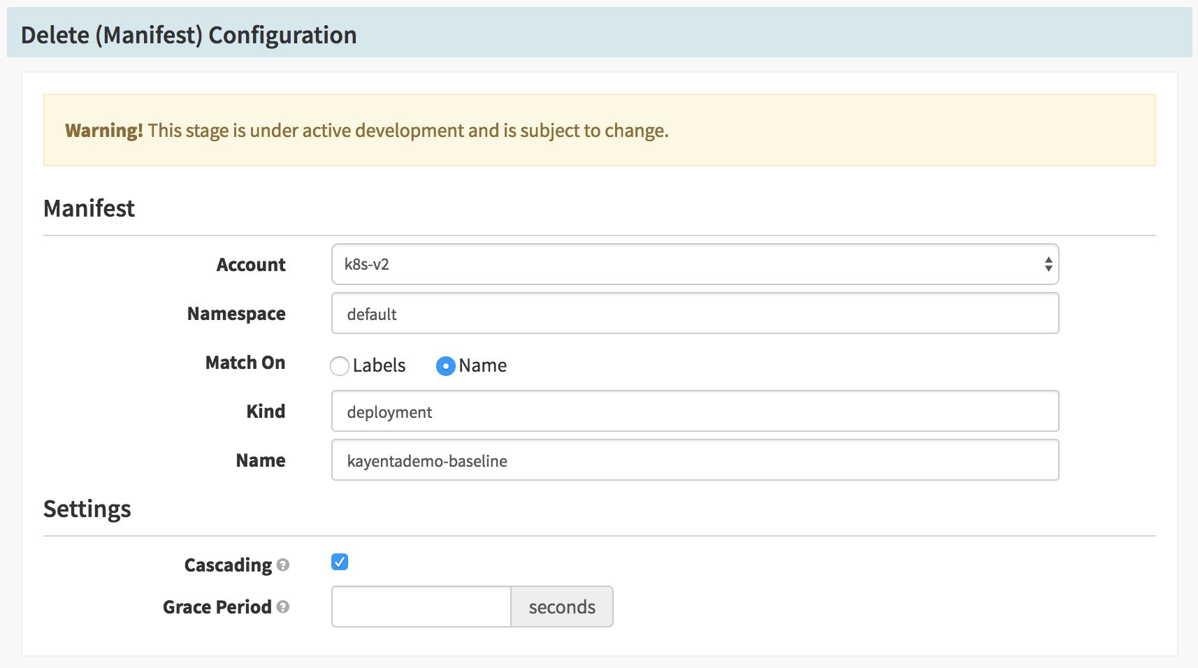 Delete Deployments