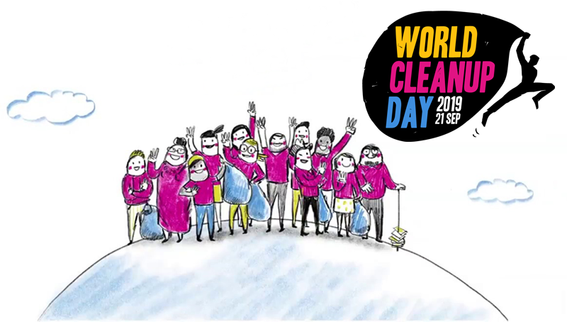 Imagem em destaque para o artigo: World Cleanup Day: conheça essa iniciativa