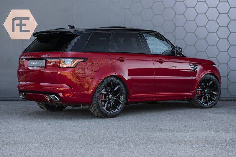 Land Rover Range Rover Sport SVR 5.0 V8 SC Meridian Reference Audio + Head Up + 360 Camera + Gekoelde/Verwarmde voorstoelen + Verwarmde  Achterbank + Carbon Motorkap Met Luchthappers + Ambianceverlichting afbeelding 4