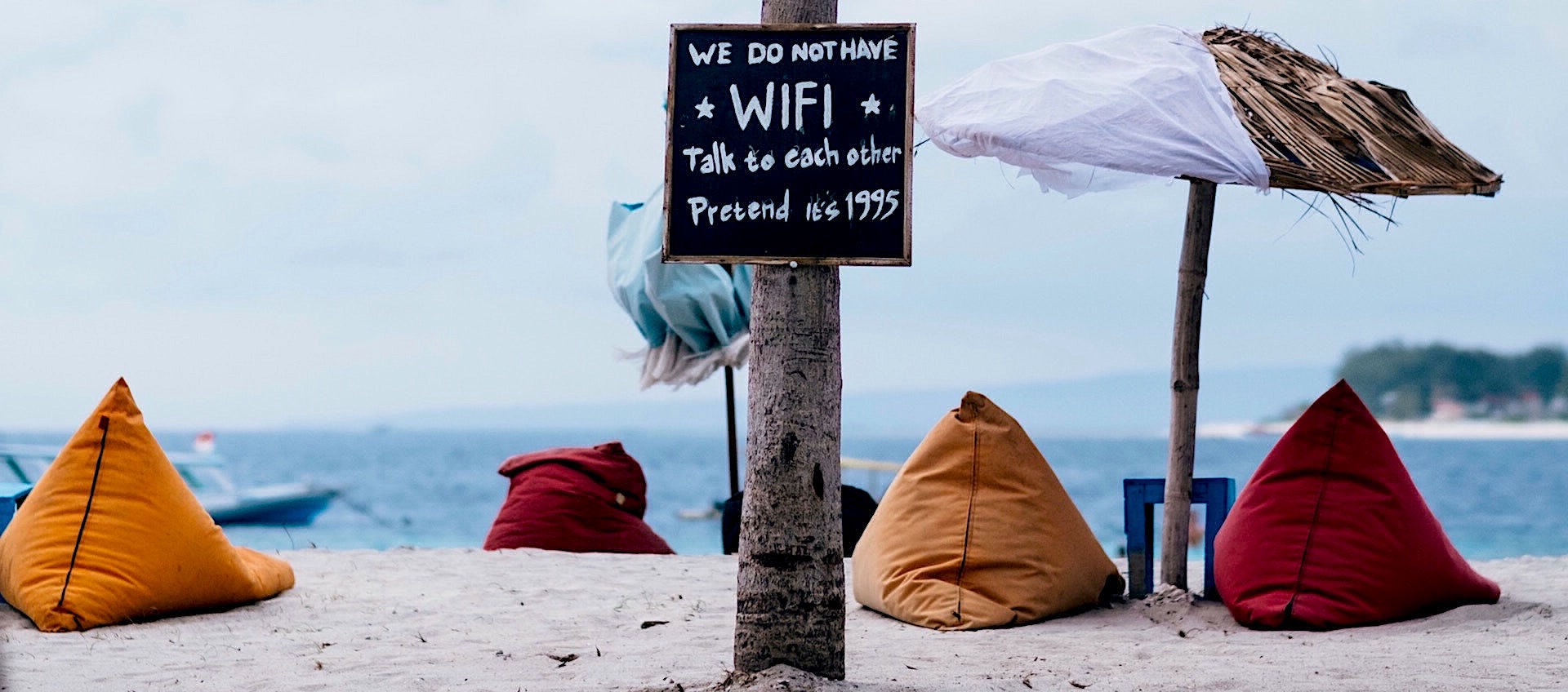 Outdoor Wi-Fi on a beach