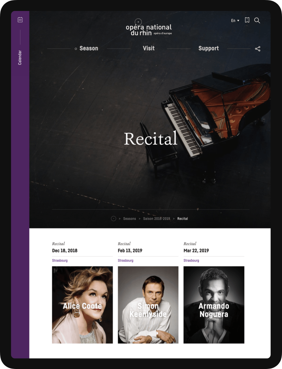 Homepage header
