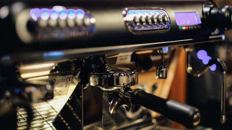 Portafilter in the Espresso Maker Portafilter in the Espresso Maker