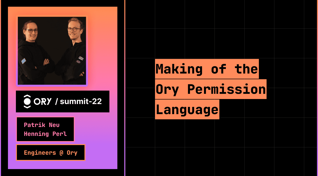 Making of the Ory Permissions Language