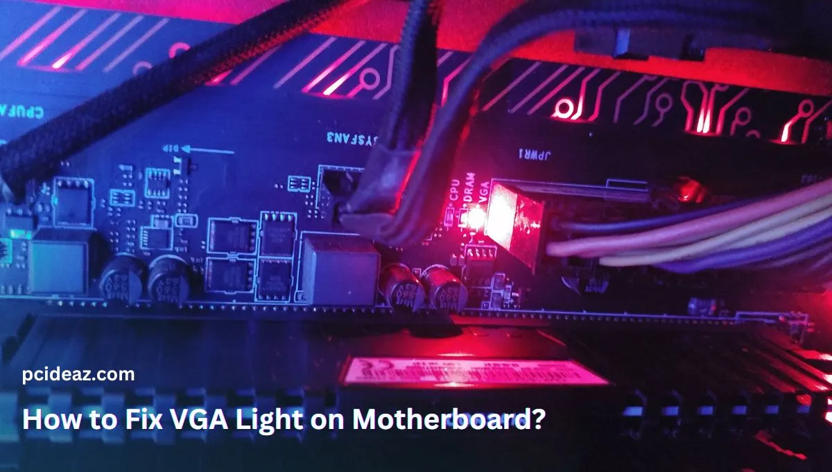 How to Fix VGA Light on Motherboard?