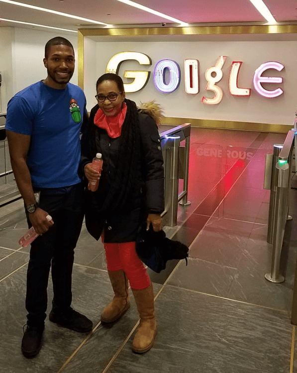 Juvoni and Mom Google