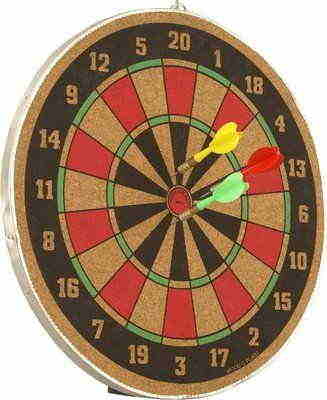 wood o plast dartboard is available in 3 different sizes