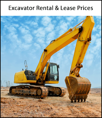 Excavator Rental and Lease Prices