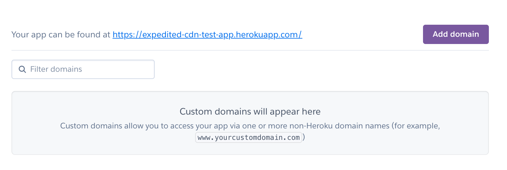 Custom Domain Heroku 