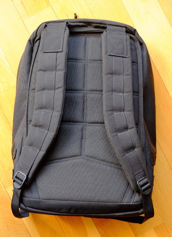 Heavily padded backpack straps