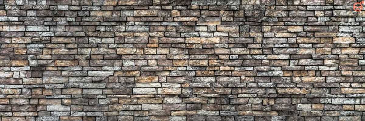 Density, bricks tightly arranged as wall