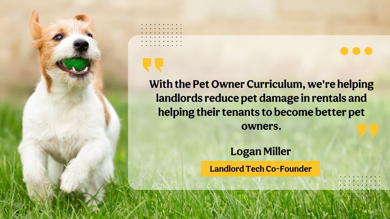 Pet owner curriculum to reduce pet damage