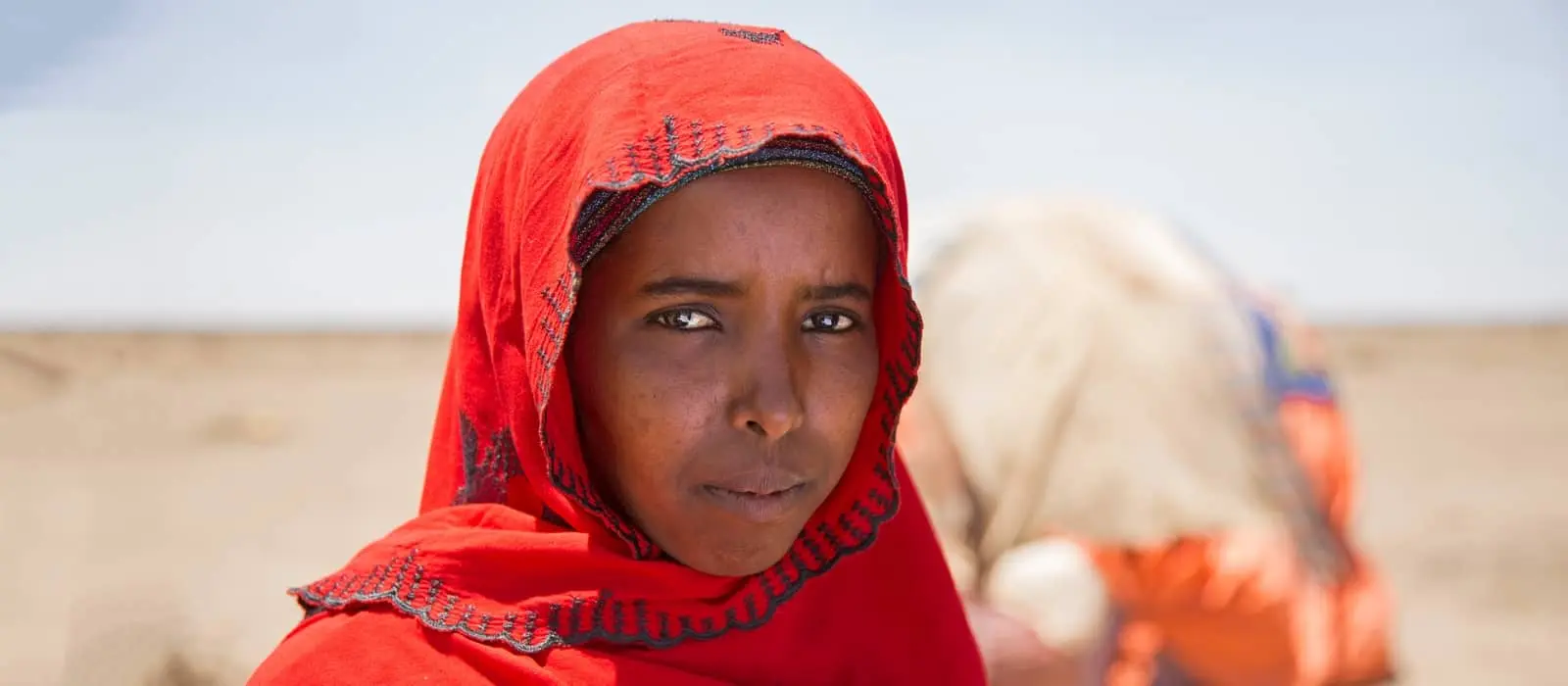 Liban, a mother of three, who left her home in Somalia in search of pasture for her livestock