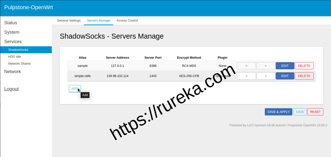 Cara Konfigurasi Shadowsocks Simple-Obfs di Rureka OpenWRT ...