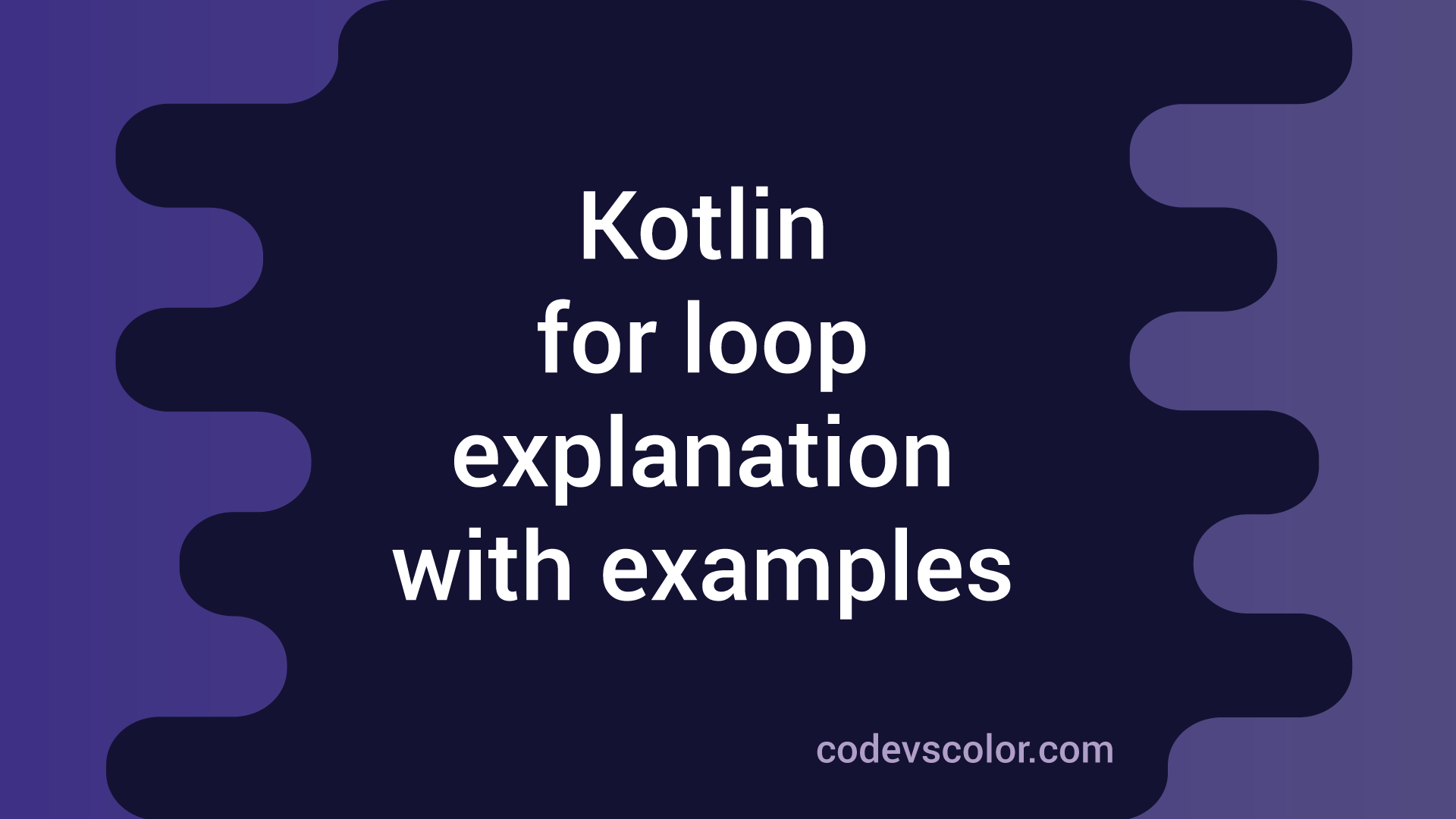 kotlin loop with index