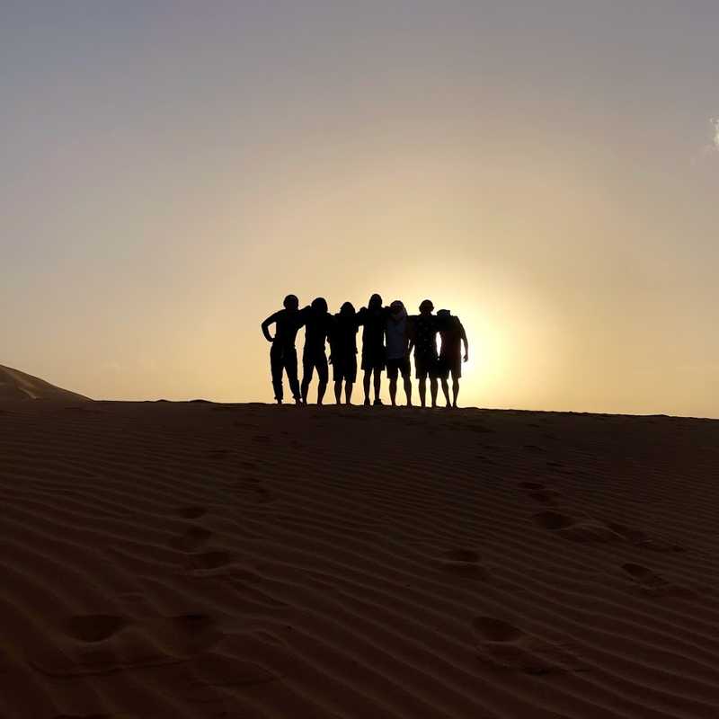 squadding up in Sahara