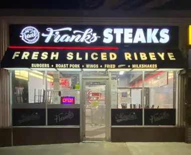 frank's steaks philly storefront