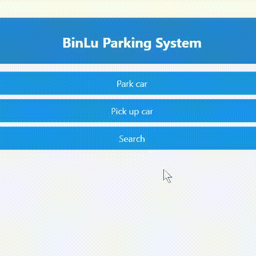 Online Car Parking Platform - BinLuIS