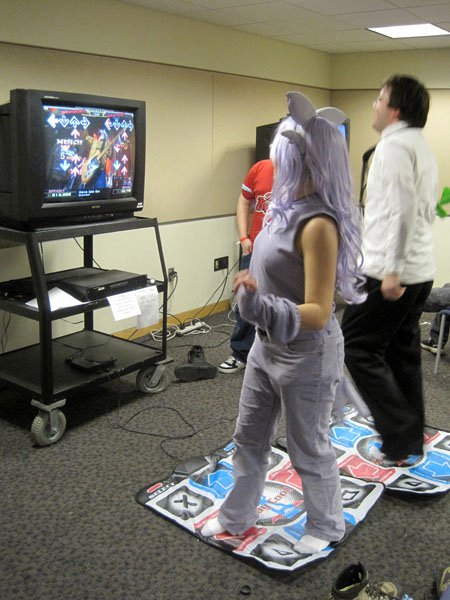 The game room at Animarathon IX.