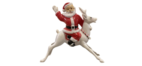 Hi-Ho Santa on Reindeer photo