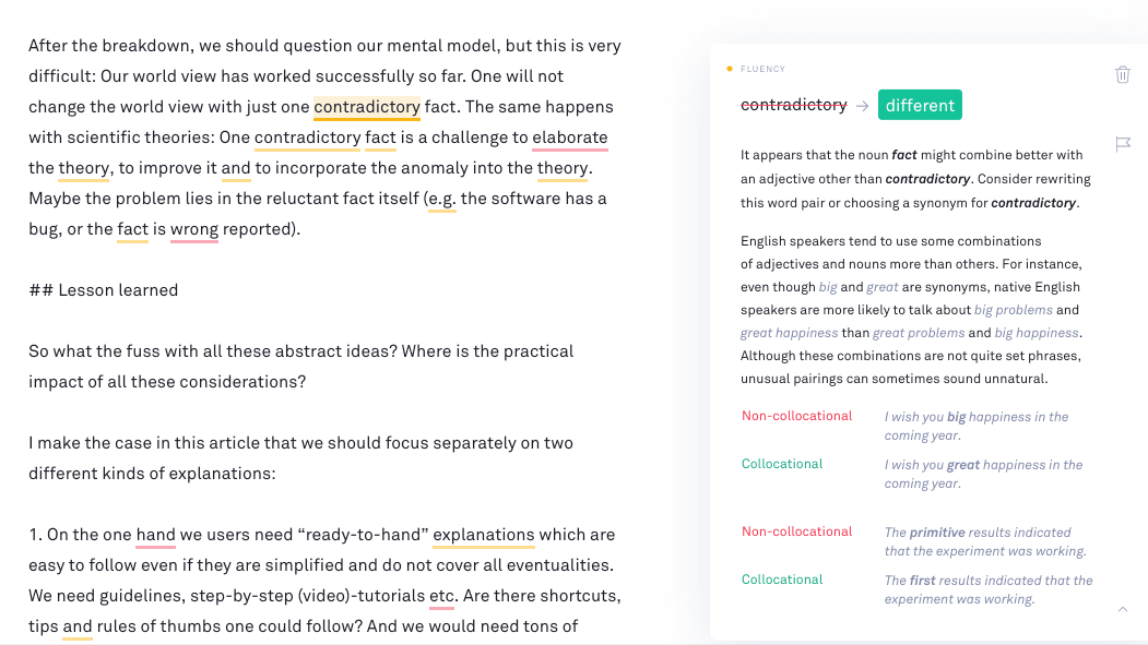 run essay through grammarly