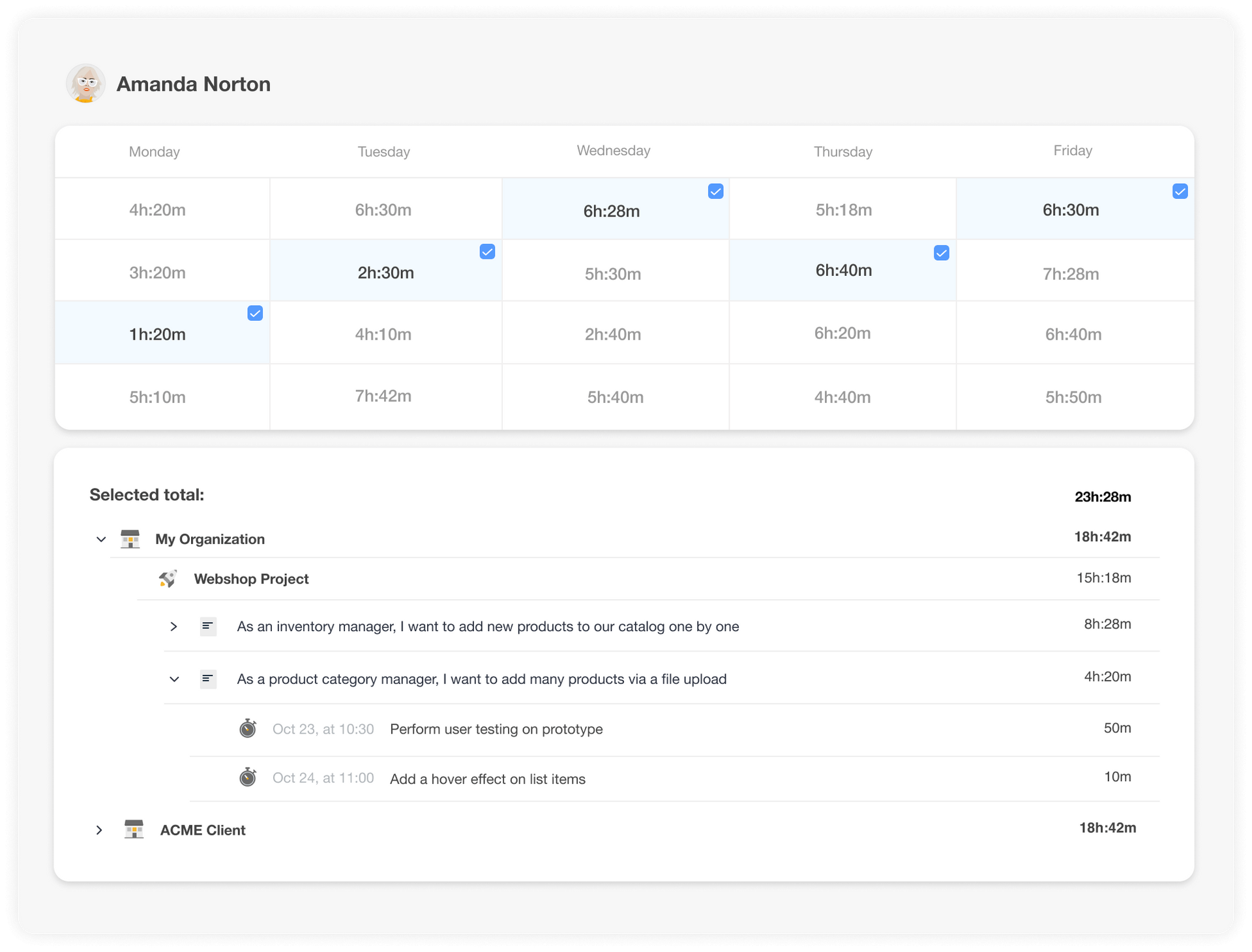 Spend less time on timesheets