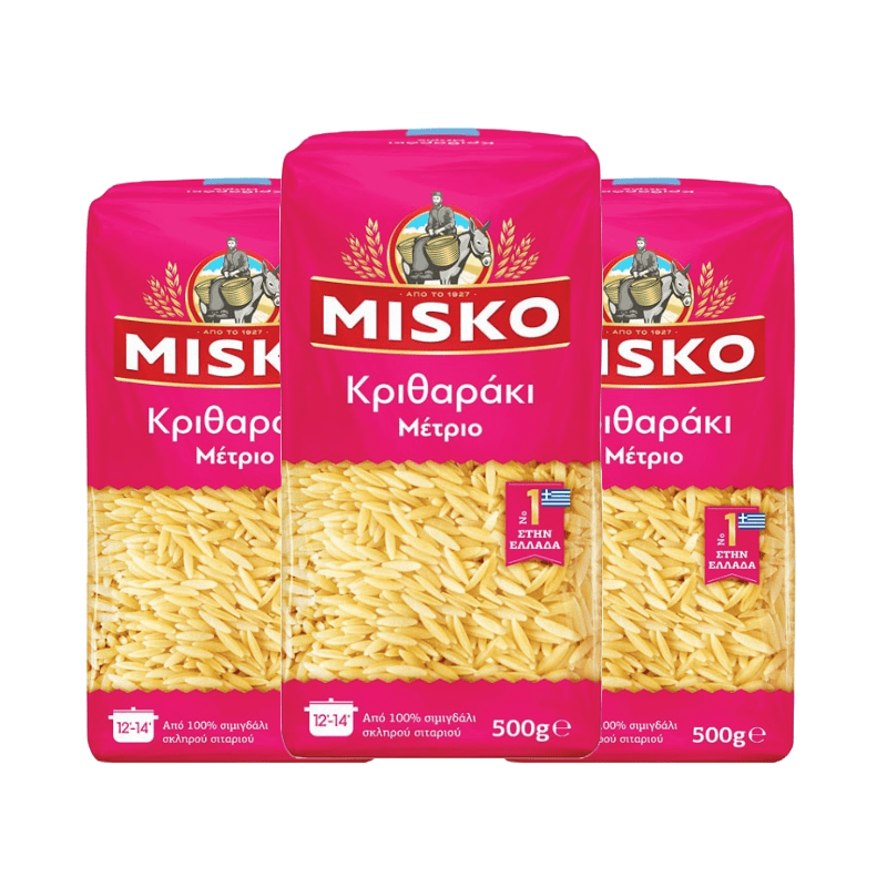 Prodotti-Greci-Prodotti-Tipici-Greci-Kritharaki-medi-Misko-3x500g
