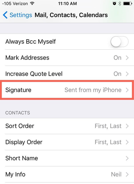 How To Create An Email Signature On Iphone Covve