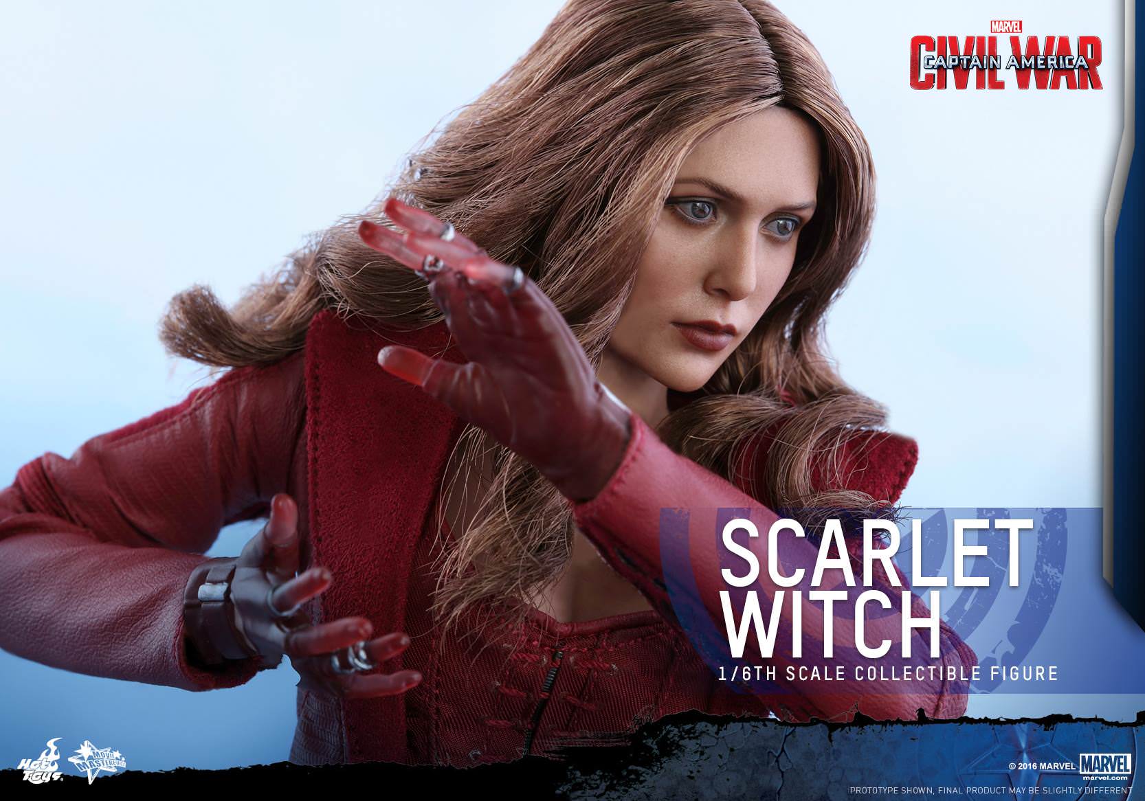 Hot Toys Captain America: Civil War MMS370 Scarlet Witch 1/6th Scale Collectible Figure Hot Toys Captain America: Civil War MMS370 Scarlet Witch 1/6th Scale Collectible Figure