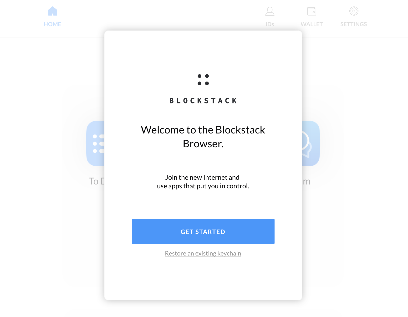 Welcome to Blockstack
