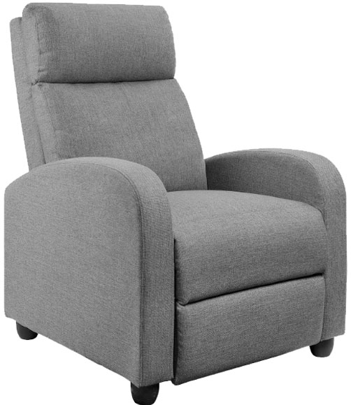 Jummico Fabric Massage Recliner Chair