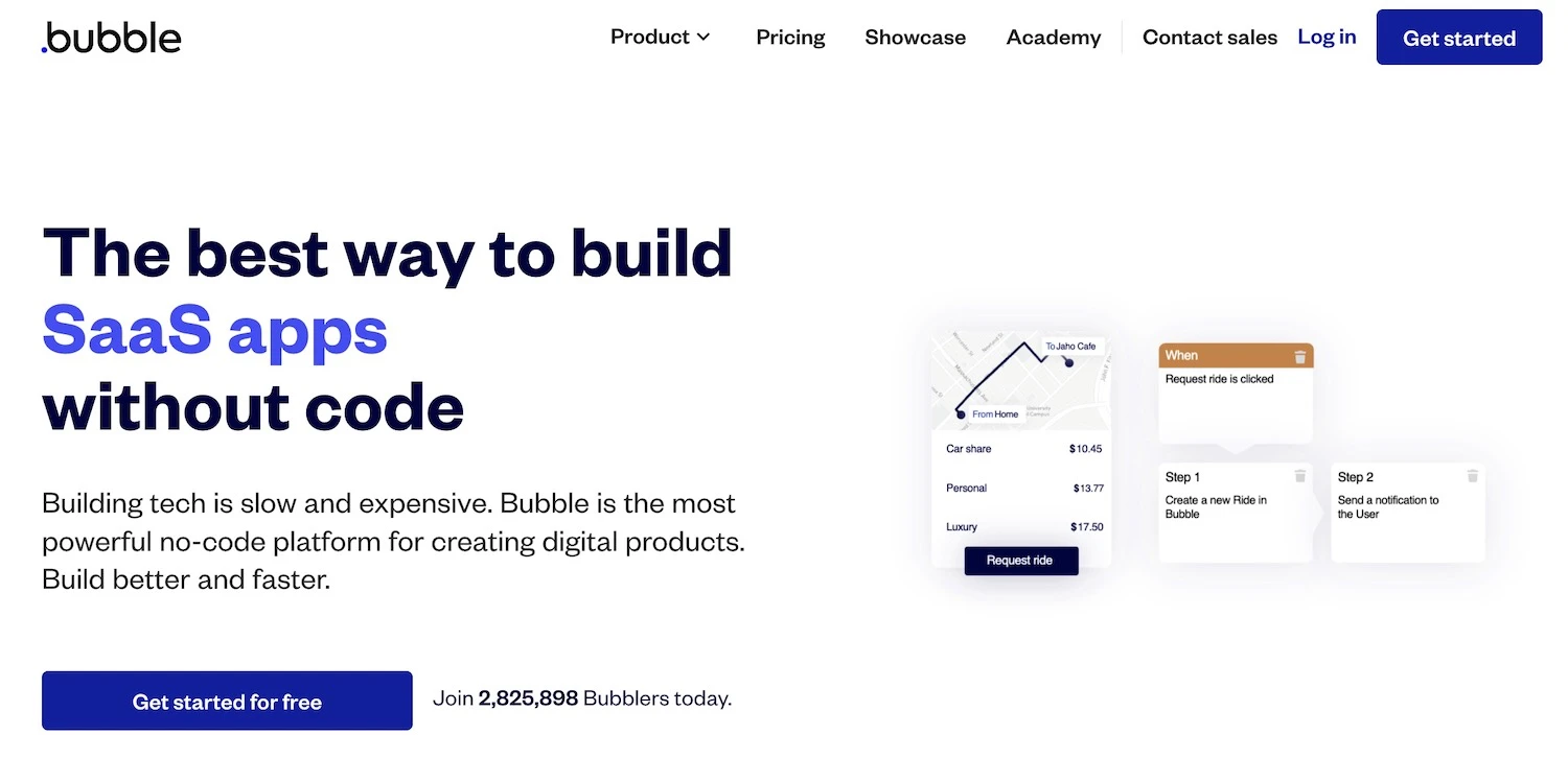 Bubble.IO Home Page