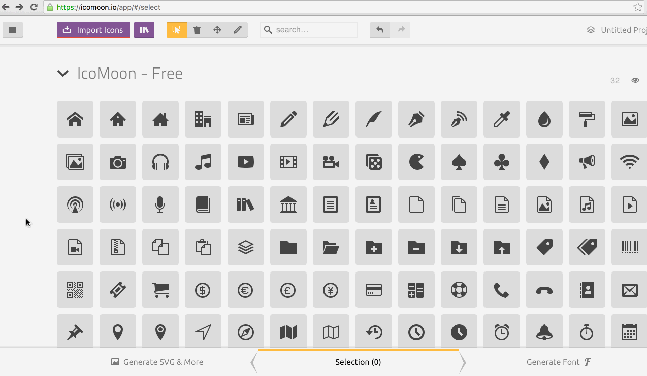 Free Free Svg As Icon Font 868 SVG PNG EPS DXF File