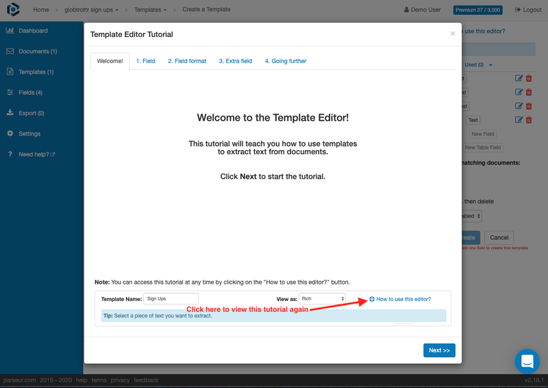 Our new tutorial guides you through the template editor