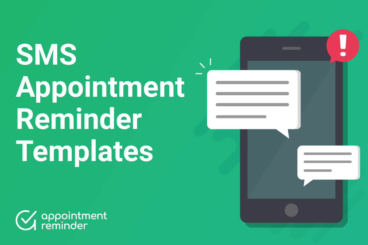 Free Appointment Reminder Template & Examples 2023 AtOnce