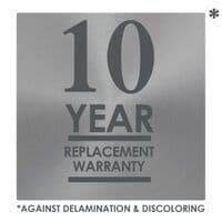 A 10 Year Replacement Warranty on HPL Laminates by Straton Group