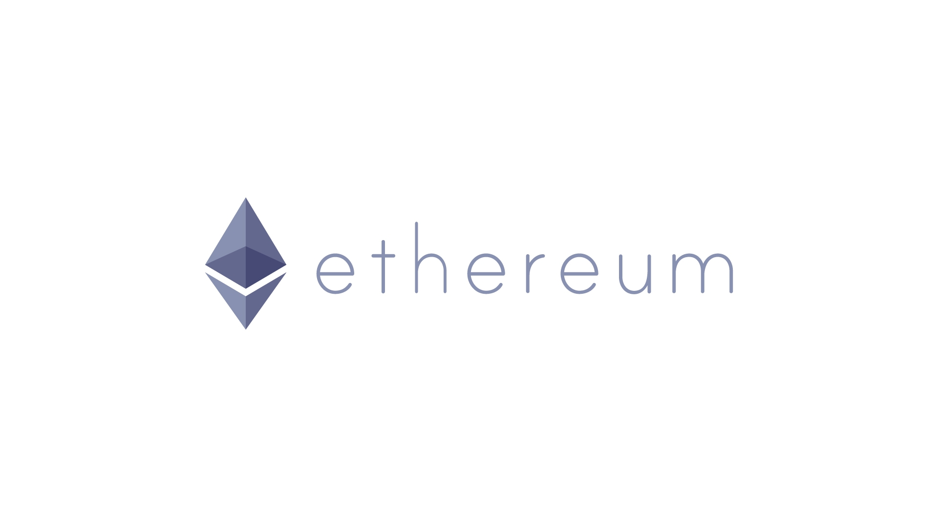 Пейзаж с логотипом ETH (белый)