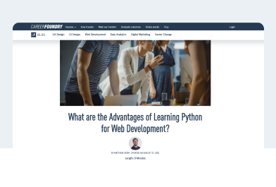 Advantages of learning Python