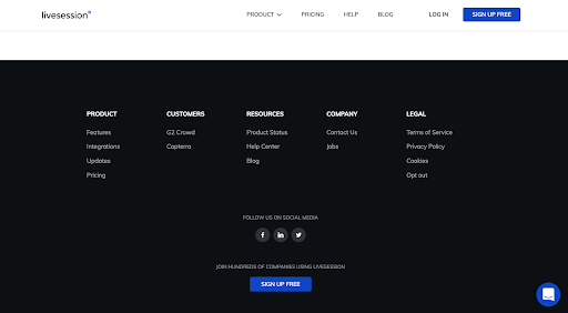LiveSession example ls-site