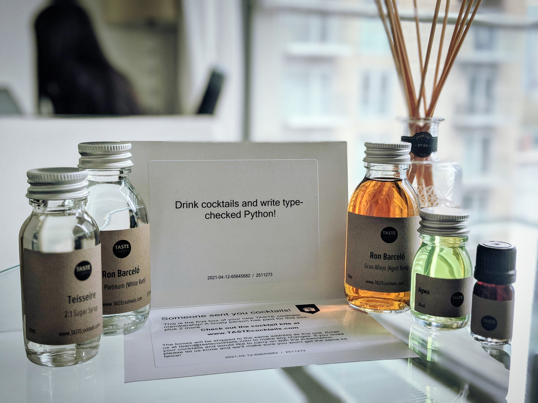 “Drink cocktails, write type-checked Python!” — Programmai