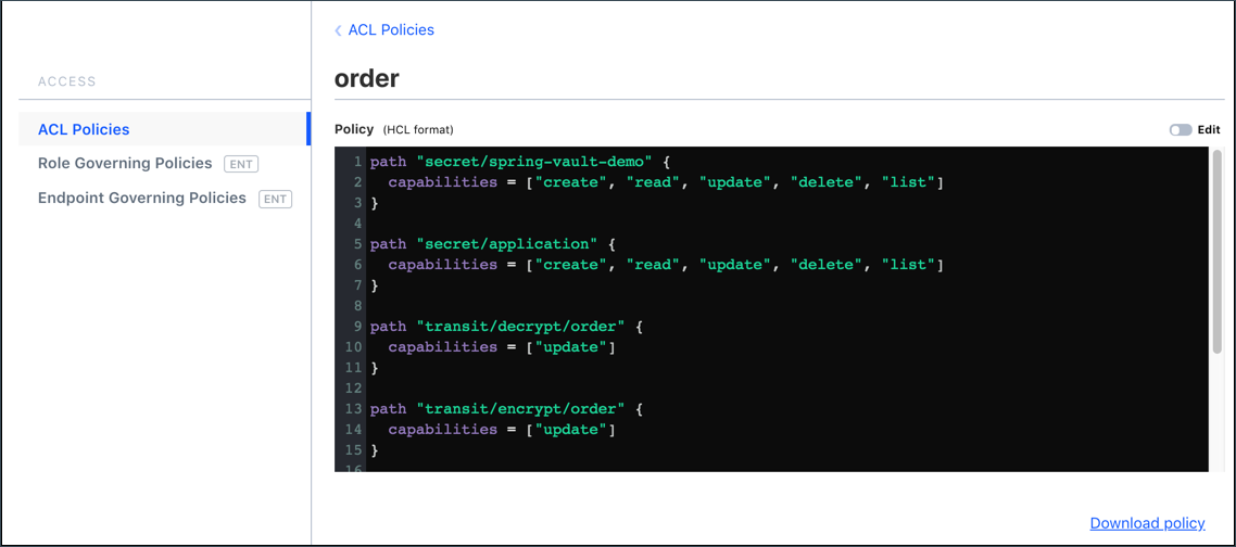 - Demo HashiCorp Java | Application Vault Learn